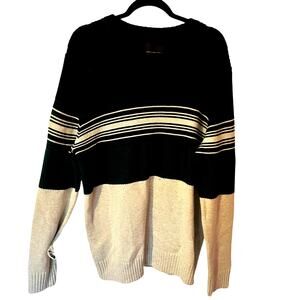 NWT American Eagle Crew Neck Sweater Blue, Hunter Green and Oatmeal SZ L